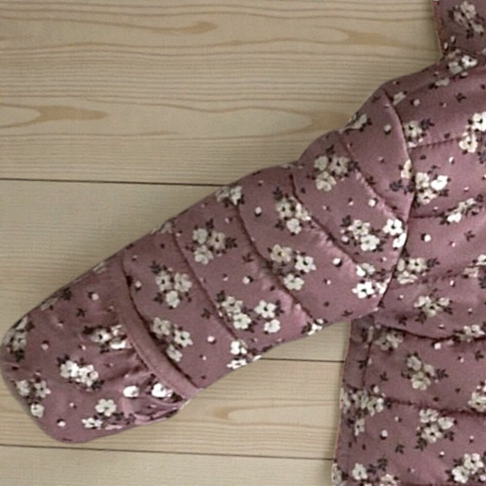 Nicole Miller New York, Baby Girl Outerwear Snowsuit Pink Floral Sz 6-9M - Picture 7 of 9